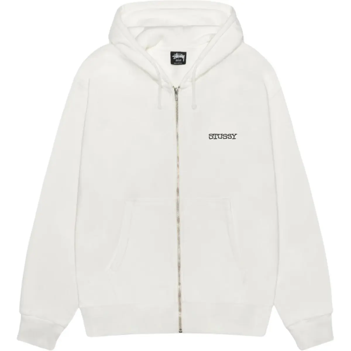 Stussy SS25 JUMBO ZIP HOODIE PIGMENT DYED Sweatshirt Unisex