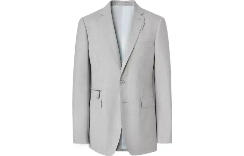 Burberry SS22 Business Suit Coat Men's Taupe