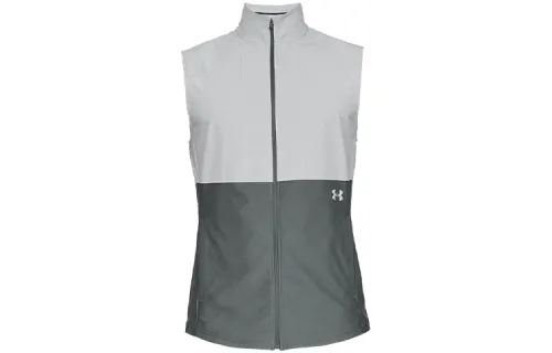Under Armour Vests Men's Gray Stand Collar Moderate Other