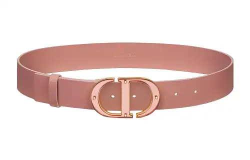 DIOR Cow Leather Belts Women's Pink