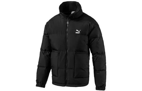 Puma logo quilted puffer jacket