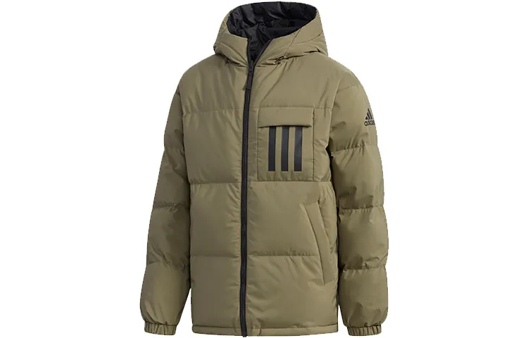 Adidas Down Jacket Men's Khaki Brown