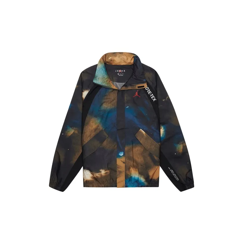Jordan Windbreaker Jackets Men's Multicolor Hooded Moderate Straight Fit