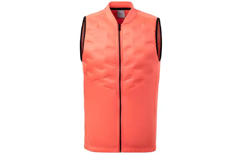 Li Ning Running Collection Vest Men's Fluorescent Lip Orange