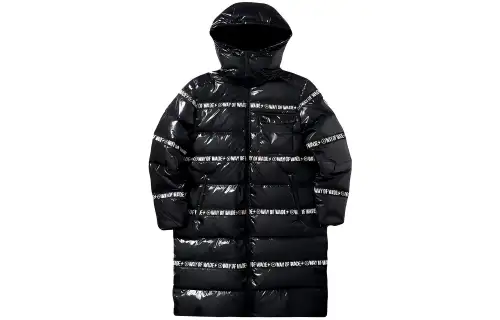 Li Ning Down Jackets Men's New Standard Black Hooded Moderate