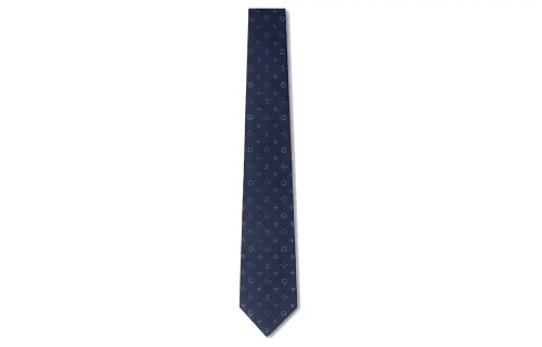 LOUIS VUITTON MNG Ties Men's Dark Blue