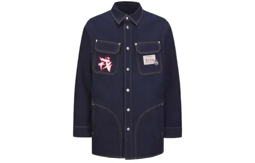 EVISU FW21 Denim Jacket Men's Denim Blue