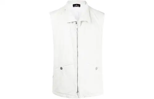 STONE ISLAND Shadow Project Sleeveless Zip-up Gilet Jacket