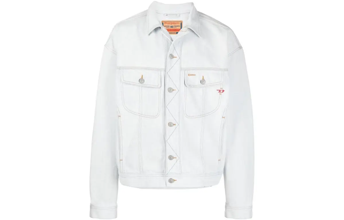Diesel D-Lillo Buttoned Denim Jacket