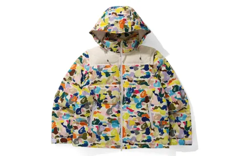 Bape Multi Camo Detachable 3Way Down Jacket