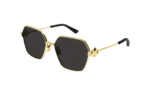 Bottega Veneta Geometric Frame Sunglasses