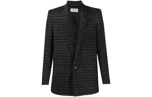 SAINT LAURENT FW21 Business Suit Coat Men's Black
