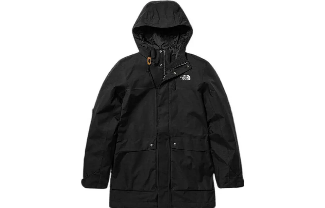 THE NORTH FACE Urban Exploration Windbreaker Jackets Men's Black Hooded Moderate