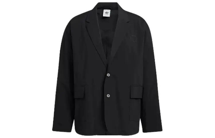 Adidas Originals Business Suits Men's Black Suit Collar Moderate Other