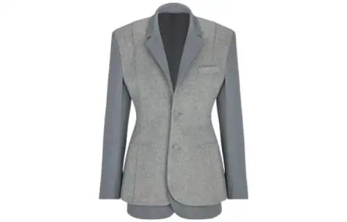 DIOR SS23 Business Suit Coat Men's Gray