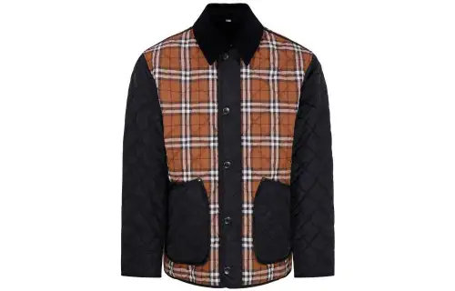 Burberry Vintage check Print Shirt Jacket