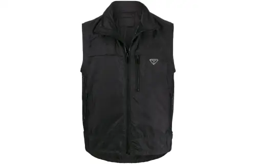 PRADA FW21 Vest Coat Men's Black