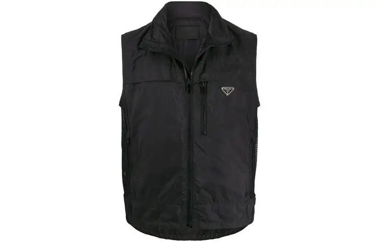 PRADA FW21 Vest Coat Men's Black
