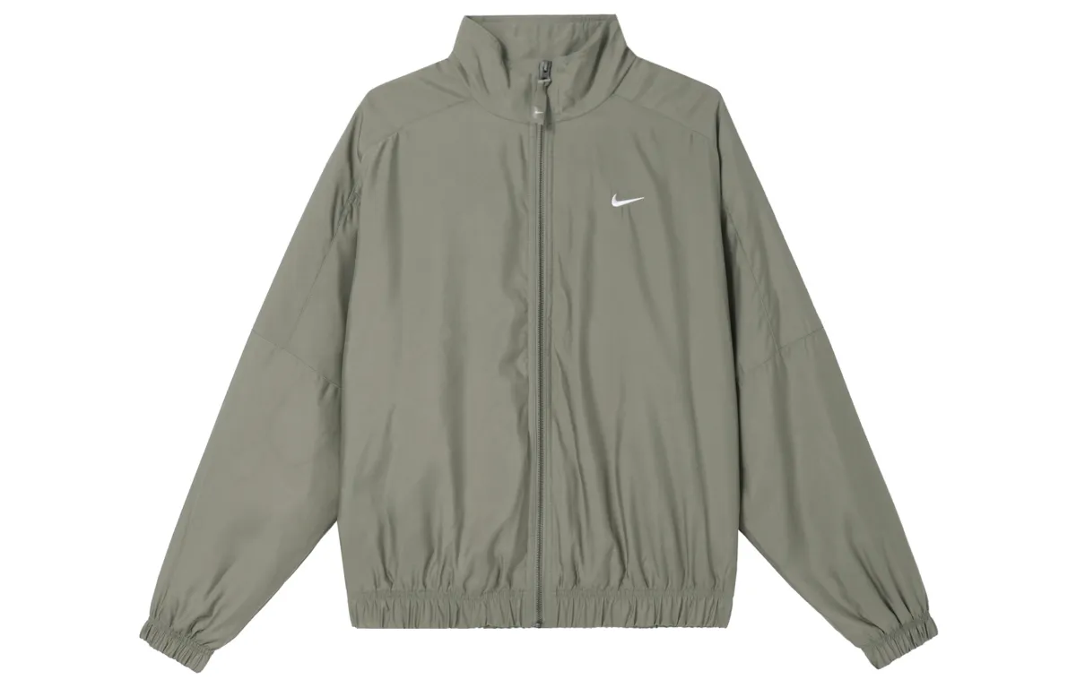 Nike Solo Swoosh Satin Bomber Jacket Asia Sizing