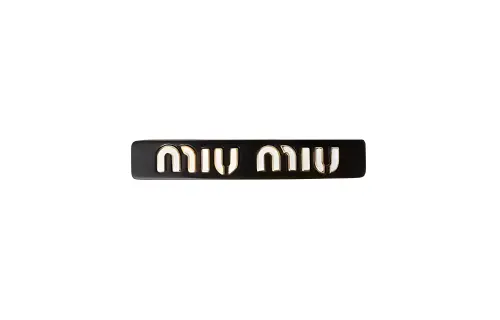 MIU MIU Hair Clips Women's Black