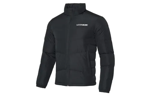 Li Ning Training Series Down Jackets Men's New Standard Black Stand Collar Moderate