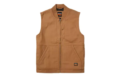Timberland Vests Men's Wheat Stand Collar Moderate Other