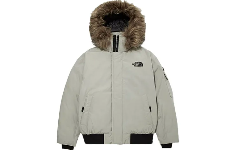 THE NORTH FACE Down Jacket Winter Unisex Gray Beige