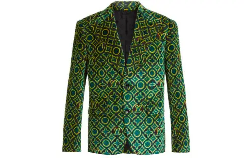 LOUIS VUITTON Business Suit Coat Men's Green