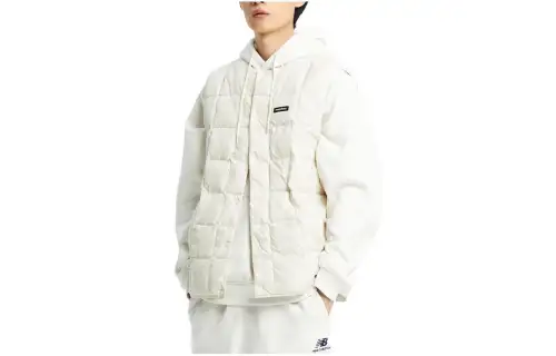 New Balance Vests Men's White Crew Neck Moderate Other