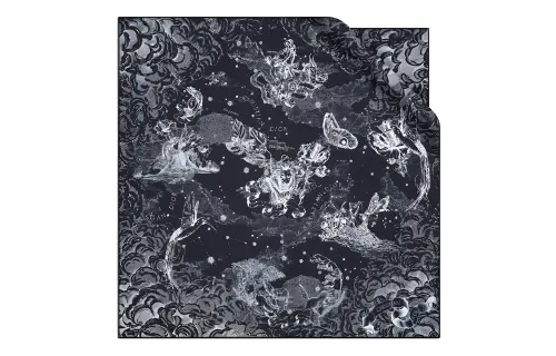 DIOR Mulberry Silk Scarves Women's