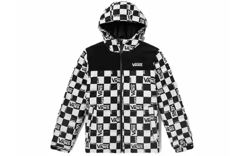Vans Down Jacket Men's Black White