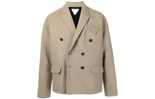 Bottega Veneta Business Suit Coat Men's Khaki