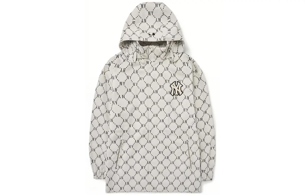MLB New York Yankees Jackets Unisex Cream Hooded Moderate Other