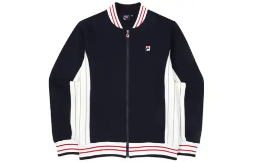 FILA Jackets Unisex Blue V Neck Moderate Other