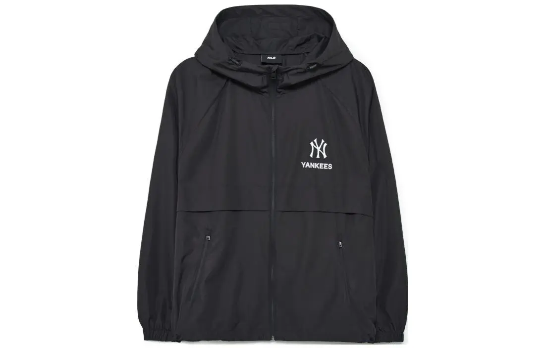 MLB Jackets Unisex Black Hooded Moderate Other