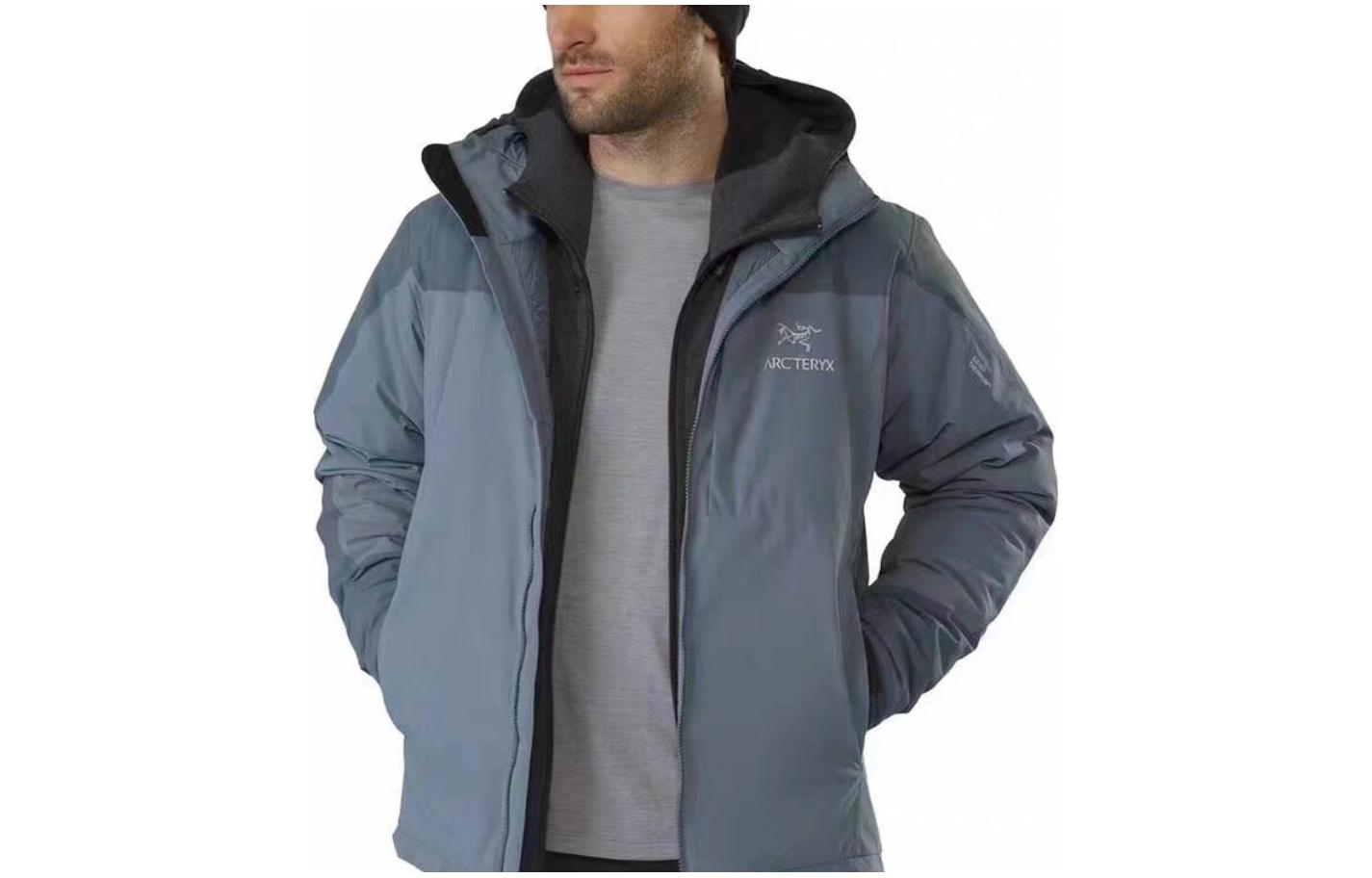 Мужская куртка Arcteryx Kappa Hoody (черная) — фото 9