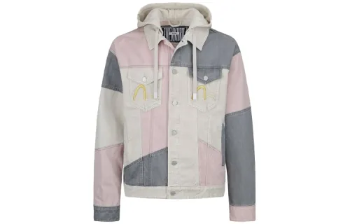 EVISU Denim Jacket Men's Multicolor
