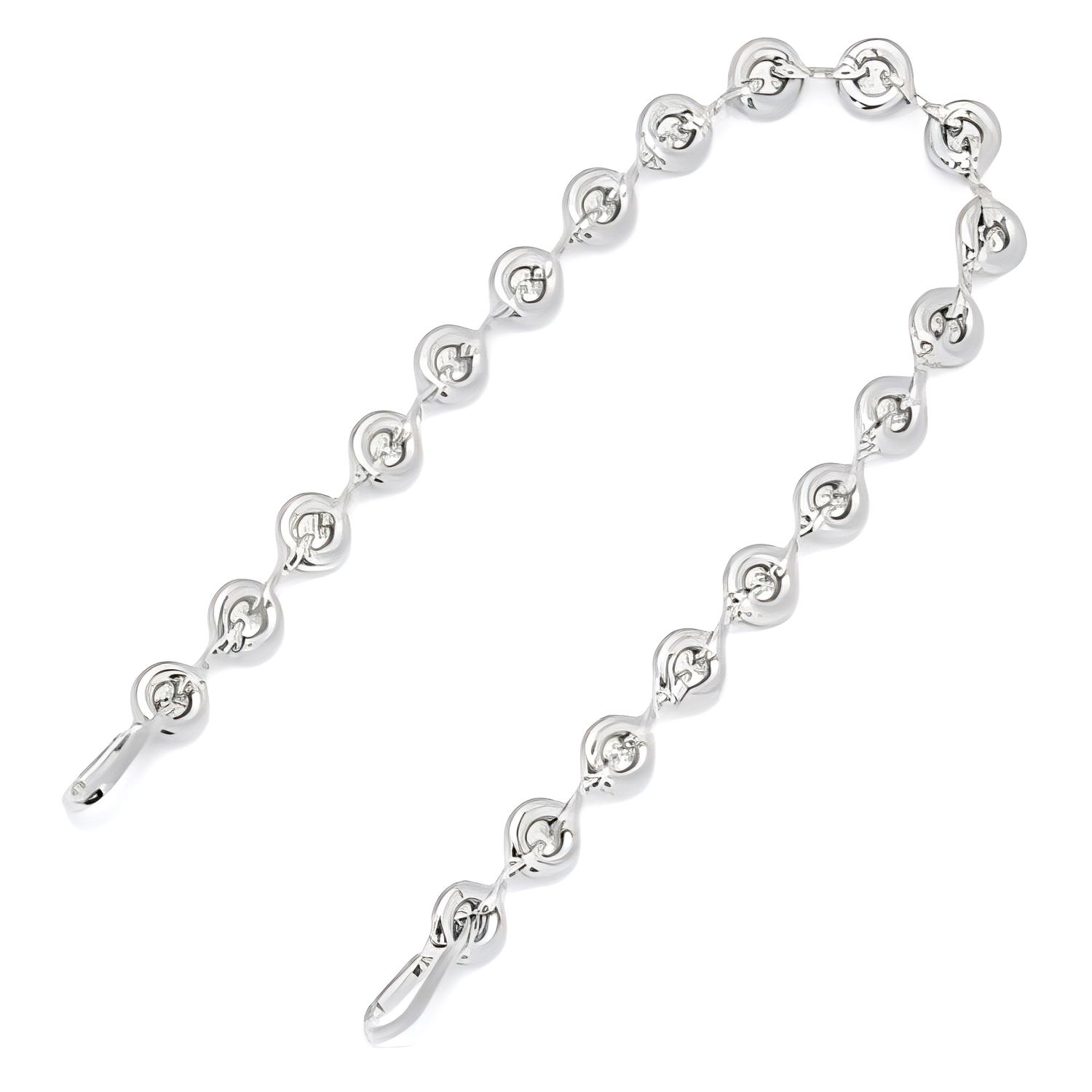 LOEWE Brand Logo Brass Shoulder Straps Women's Silver