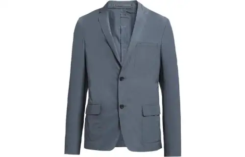 PRADA Business Suits Men's Lead Gray Suit Collar Moderate