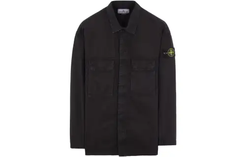 STONE ISLAND Jackets & Coats Men's Washed Black
