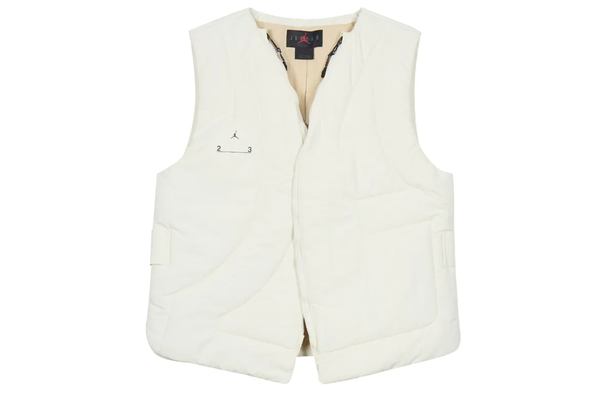 Jordan Jumpman Air Vests Men's Apricot V-neck Moderate Straight Fit