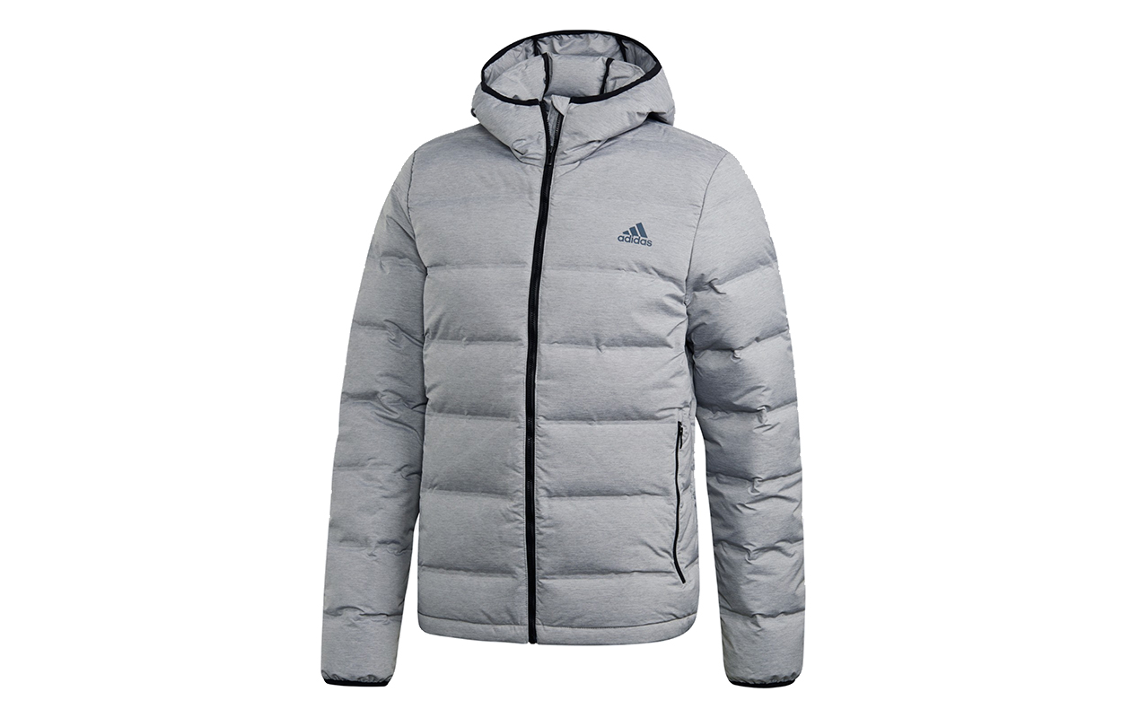 Adidas Helionic Down Jacket Men's Medium Heather Gray