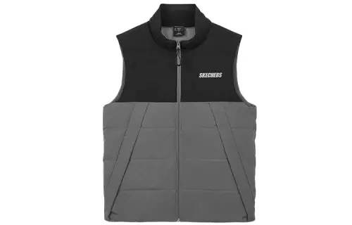 Skechers Down Vests Men's Stand Collar Moderate Other