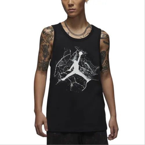 Jordan T Shirts Men's Black Crew Neck Moderate