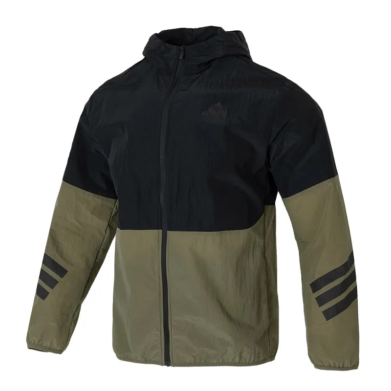 Adidas Future Icons 3 Stripes Woven Half Zip Sweatshirt