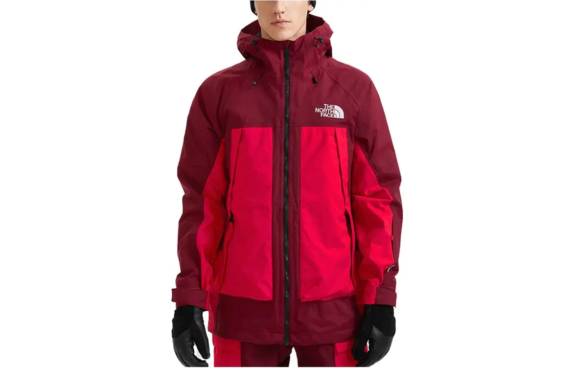 THE NORTH FACE Outdoor Hiking Waterproof Windbreaker Jacket Men's Red