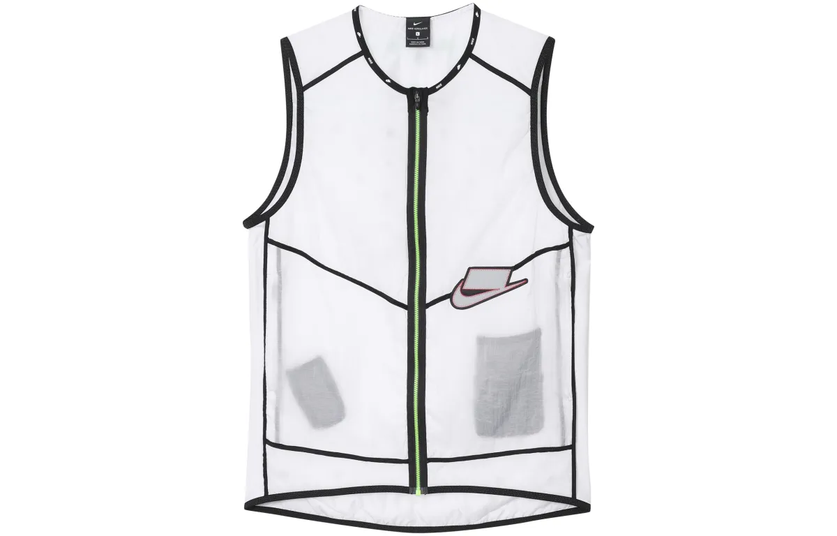 Nike Vests Men's White Collarless Moderate Other