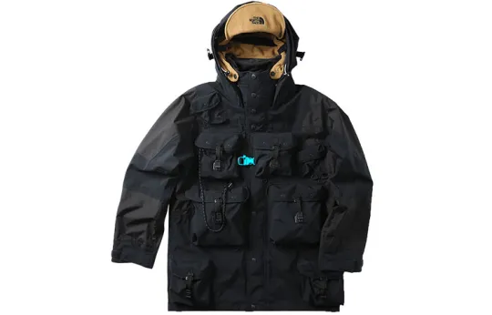 THE NORTH FACE Urban Exploration Windbreaker Jackets Unisex Blue Hooded Moderate