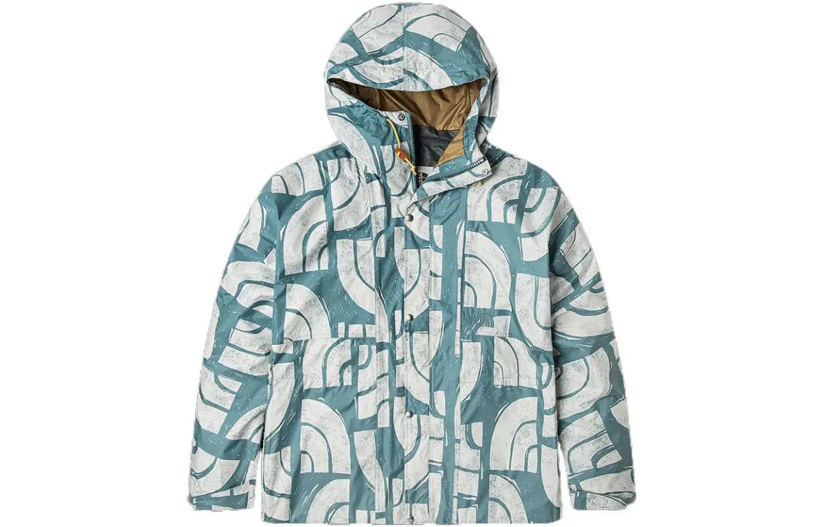 THE NORTH FACE Waterproof, Windproof, And Breathable Windbreaker Jacket Men's Blue