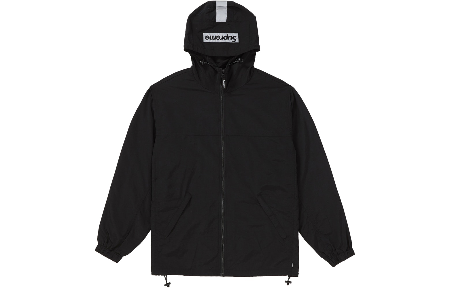 Куртка Supreme 2-Tone Zip Up Jacket (черный) — фото 1